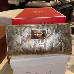 Gold Michael Kors Wallet